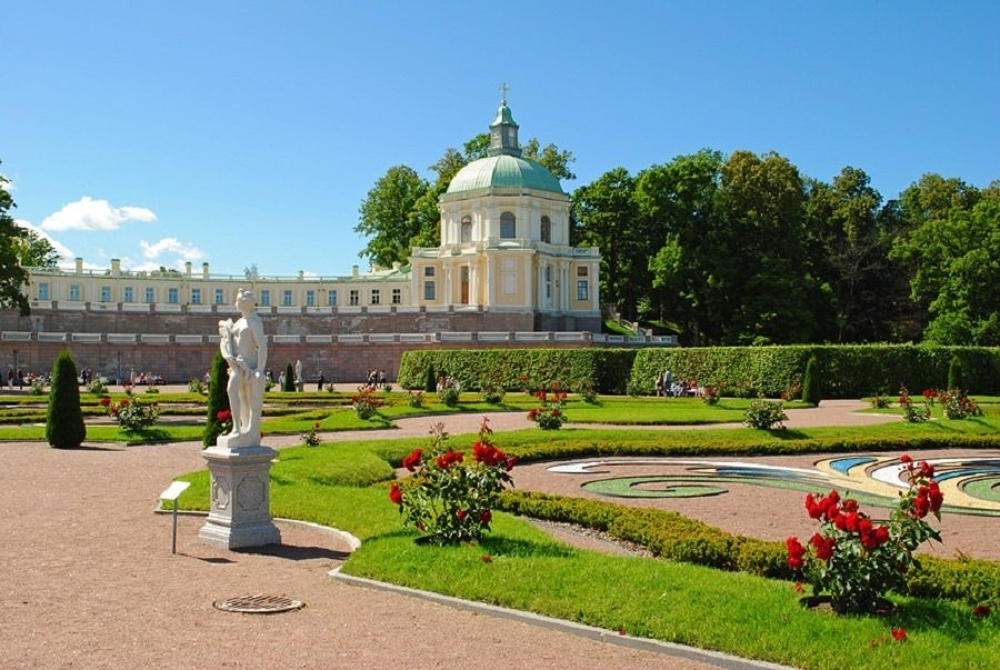 Ломоносов фото парка и дворца