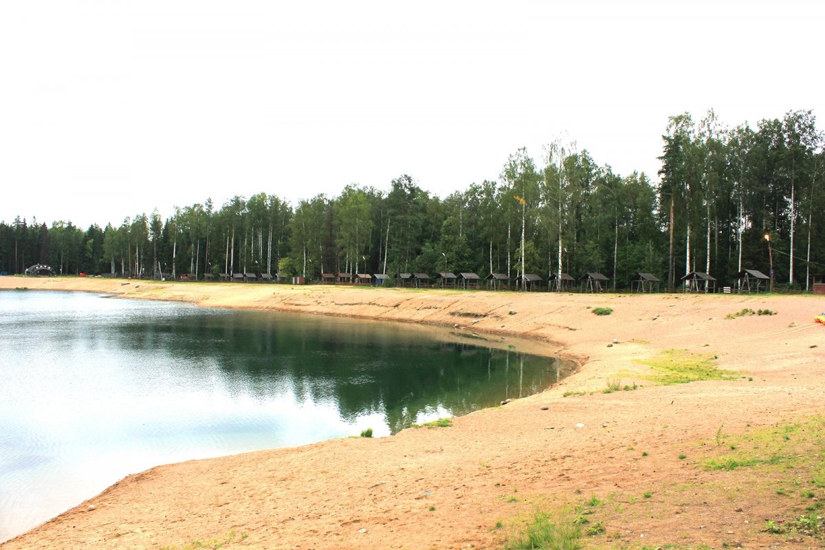Лазурное озеро в Ленинградской области Всеволожский район