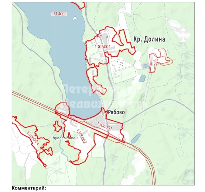 Карта рябово тосненский район